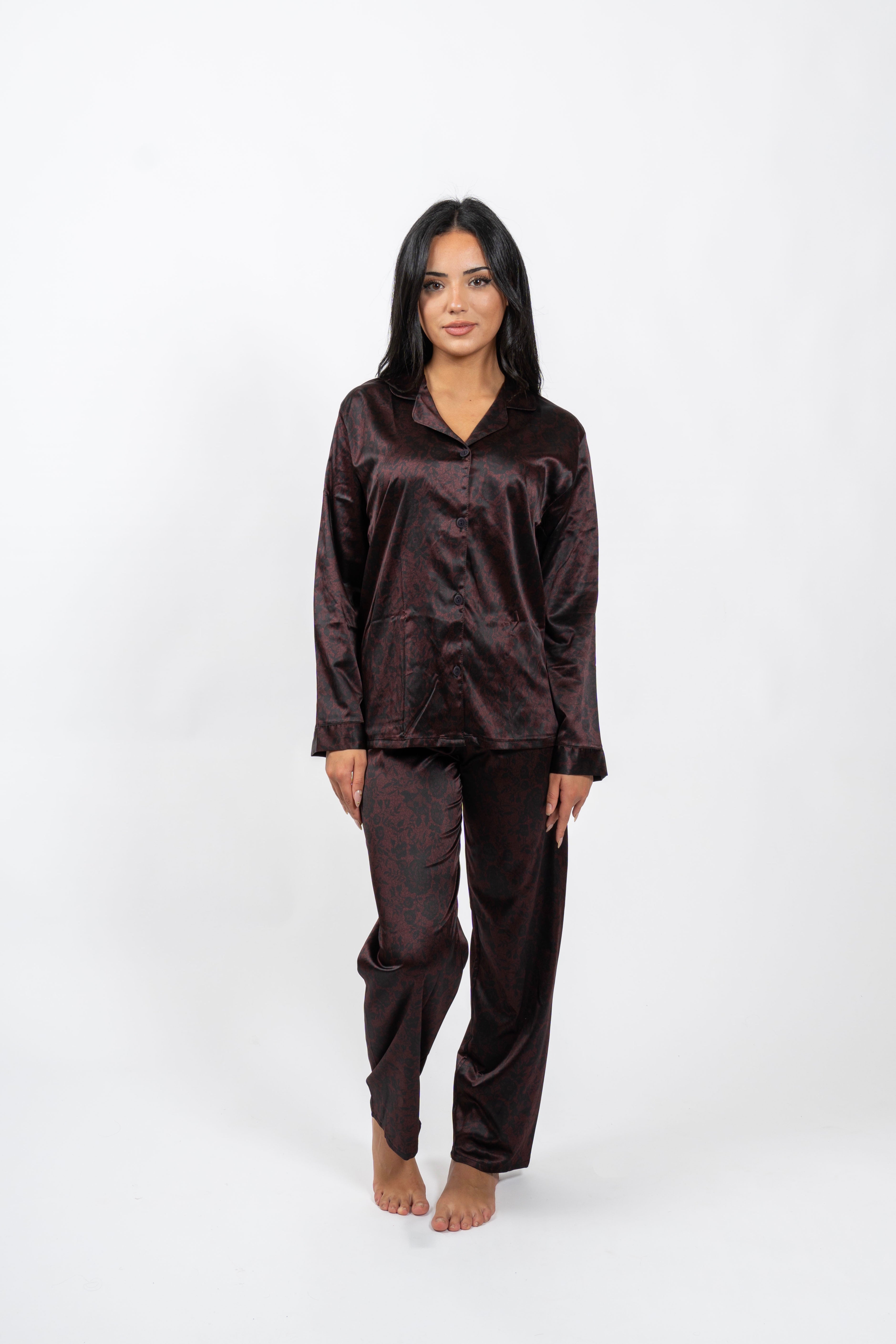 Café Noir Satin Set