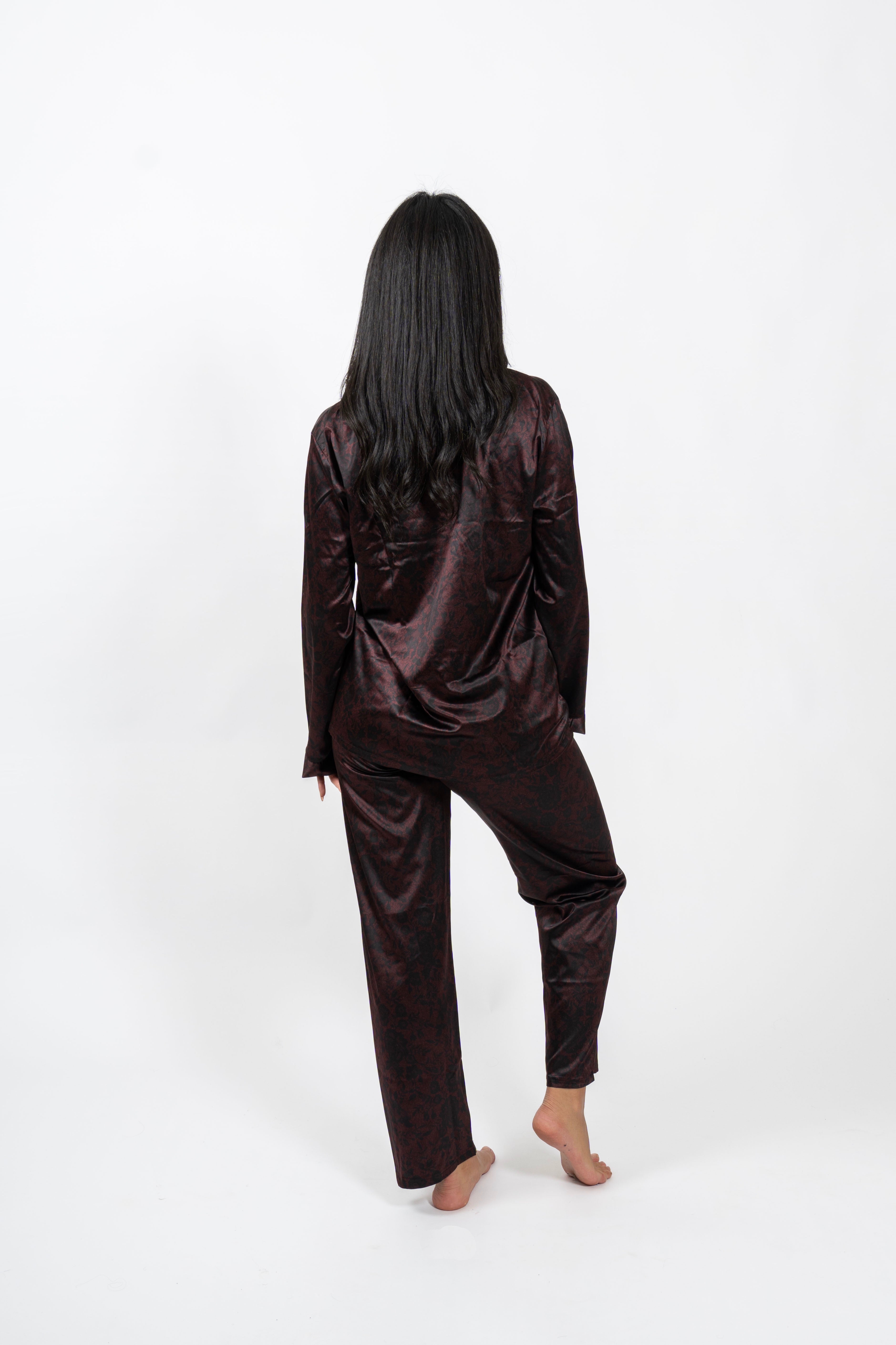 Café Noir Satin Set