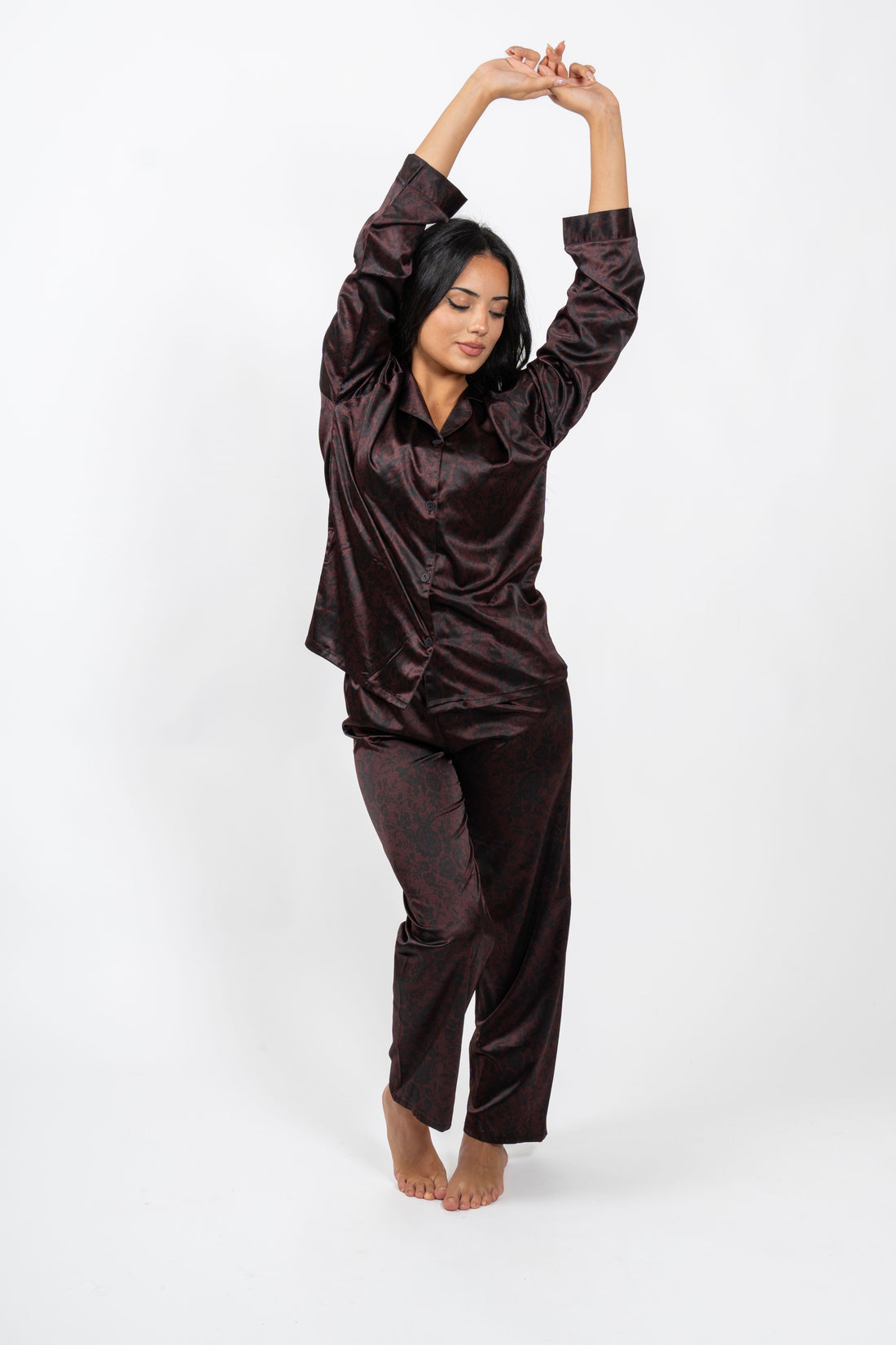 Café Noir Satin Set